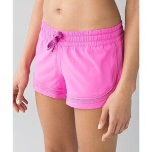 LULULEMON Make A Move Short 4 Pink Paradise Underwear Lined Mini EUC B90